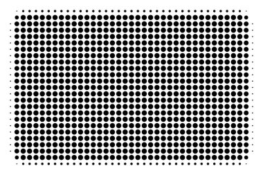 Siyah noktalı dolu dikdörtgen simgesini