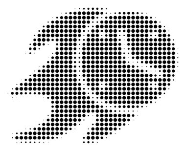 Ateş son tarih saat simgesi siyah noktalı