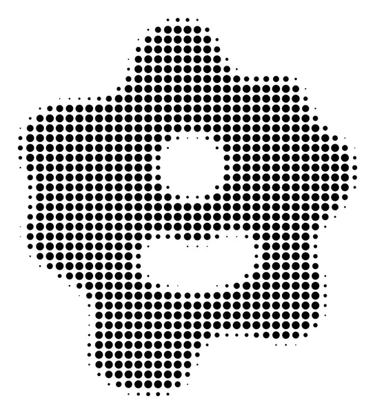 黑色像素变形符号图标 — 图库矢量图片