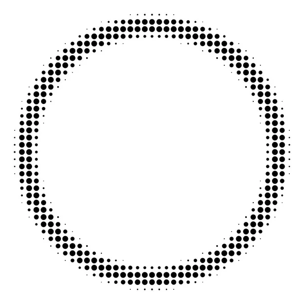 Black Dot Circle Blase Symbol — Stockvektor