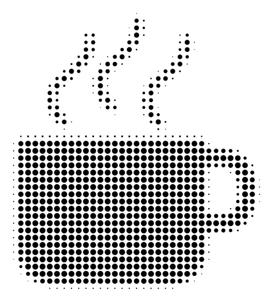 黑点咖啡杯图标 — 图库矢量图片