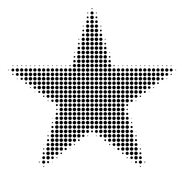 Černý Pixel ikona konfety hvězdičky — Stockový vektor