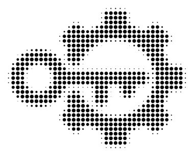 Siyah noktalı anahtar seçenekleri simgesi