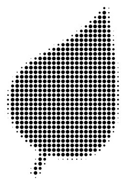 Siyah nokta bitki yaprak simgesi