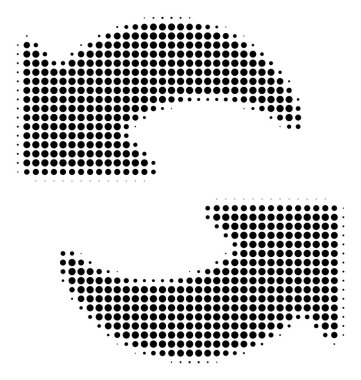 Siyah nokta yenileme simgesi