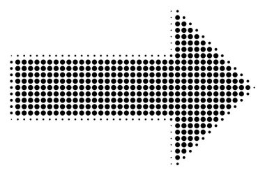 Siyah nokta sağ ok simgesi