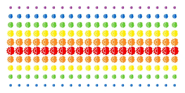 Array spectral de demi-teinte de forme robotique Android — Image vectorielle