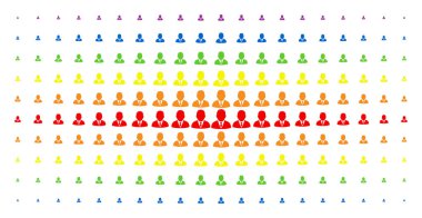 Patron spektral noktalı resim deseni