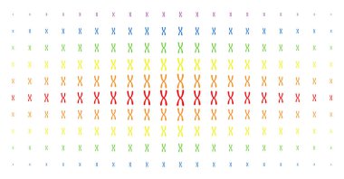 Kromozom spektral noktalı resim efekti