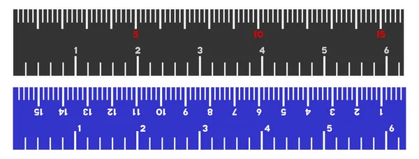 stock vector Inch And Centimeter Ruler Vector Illustration