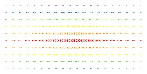 Eco text spektraler Halbtoneffekt — Stockvektor
