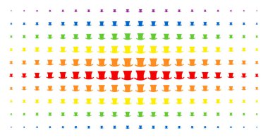 Beyefendi şapka spektral noktalı kılavuz