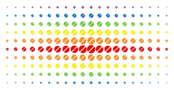 Patrón de medio tono espectral de la tableta de farmacia — Archivo Imágenes Vectoriales