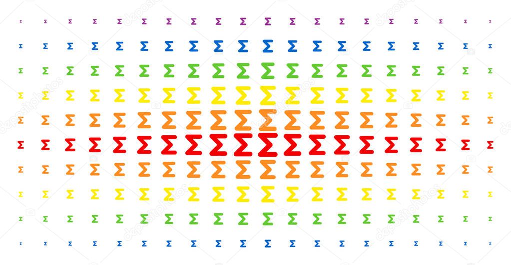 Sum Spectral Halftone Pattern
