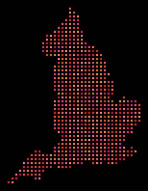 Hücre İngiltere harita