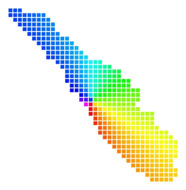 Spektral nokta Sumatra Adası Haritası