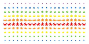 Esrar şekil yarı ton spektrum efekti