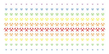 Çekiç şekil yarı ton spektral dizi madencilik