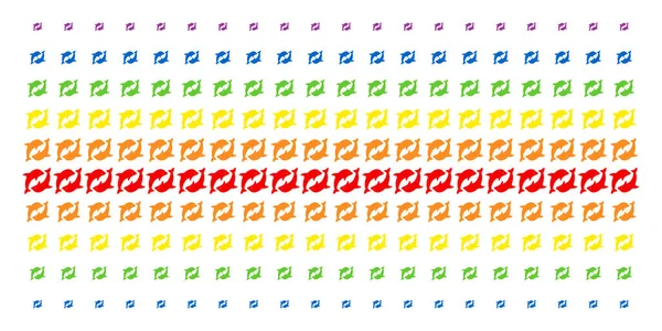 Tableau spectral demi-teinte en forme de dauphins — Image vectorielle