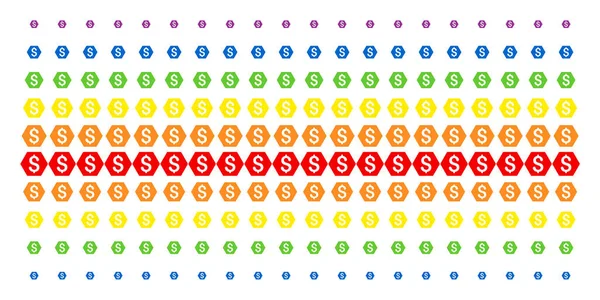 Forme financière Effet spectral demi-teinte — Image vectorielle