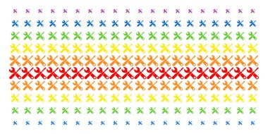 Araçları şekil yarı ton spektrum efekti