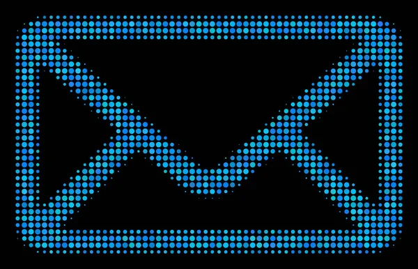 Enveloppe Icône demi-teinte — Image vectorielle