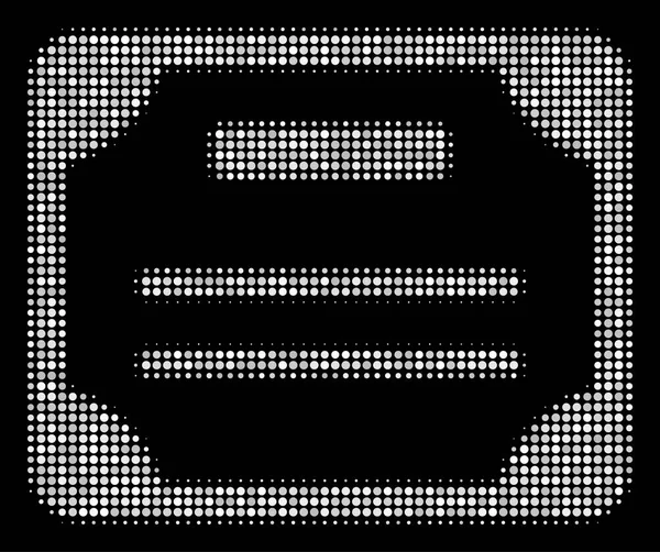 Лицензионная полутоновая икона — стоковый вектор