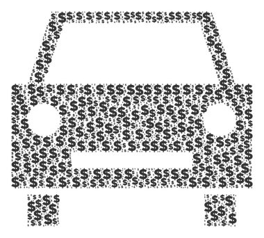 Araba kolaj Doları ve noktalar