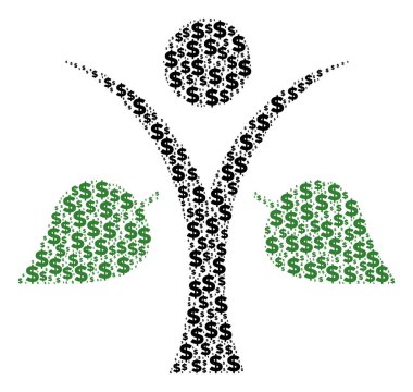 Ekoloji adam kolaj Doları ve noktalar