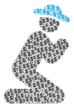 Beyefendi dua kolaj Doları ve noktalar