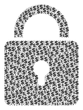 Kilit kolaj Doları ve noktalar