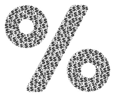 Dolar ve nokta yüzde kolaj