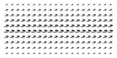 Sigara duman şekil noktalı kılavuz