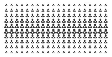 İstemci şekli yarı ton dizi