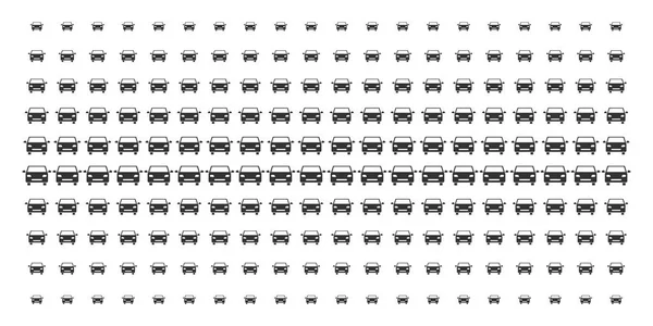 Efecto de medio tono de la forma del coche — Vector de stock