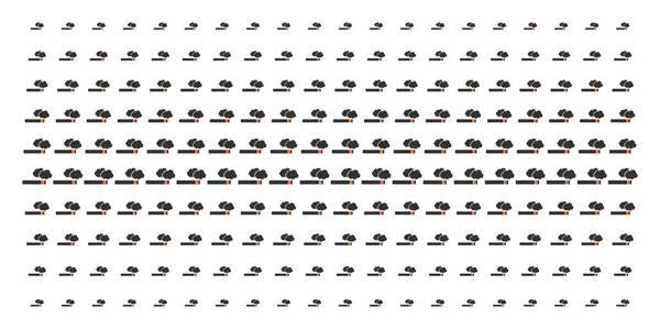 Cigarette Smoke Shape Halftone Grid