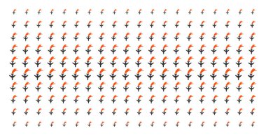 Düşen uçak şekil noktalı kılavuz