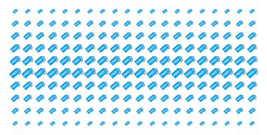 Ücretsiz etiket şekil yarı ton dizi