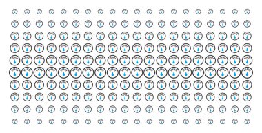 Ölçüm Şekil noktalı resim deseni