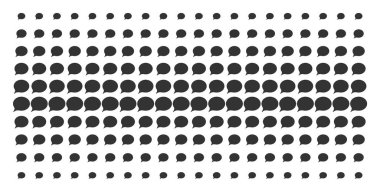 İpucu şeklin yarı ton dizi