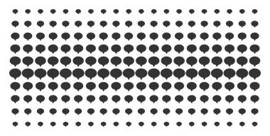 İpucu şeklin noktalı resim deseni