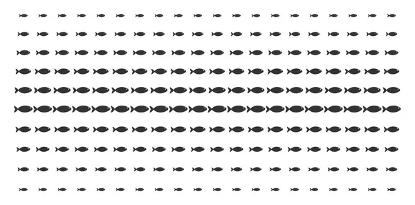 鱼形半色调效果 — 图库矢量图片