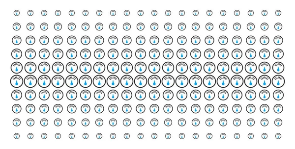 Padrão de meio-tom de forma de calibre —  Vetores de Stock