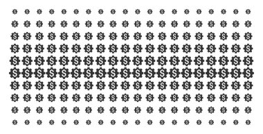 Endüstriyel sermaye şekil noktalı resim efekti