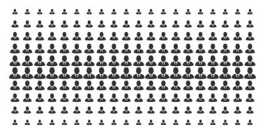 Yöneticisi şekli yarı ton dizi