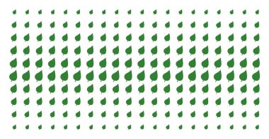 Bitki yaprak şekli noktalı resim deseni