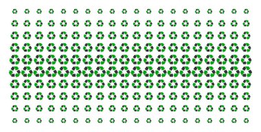 Oklar şekil noktalı resim efekti geri dönüşüm