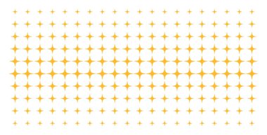 Uzay yıldız şekli yarı ton dizi