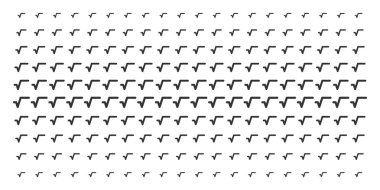 Sqrt şekli yarı ton dizi