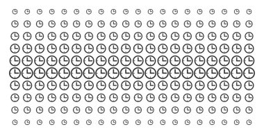 Zaman şekil noktalı resim deseni